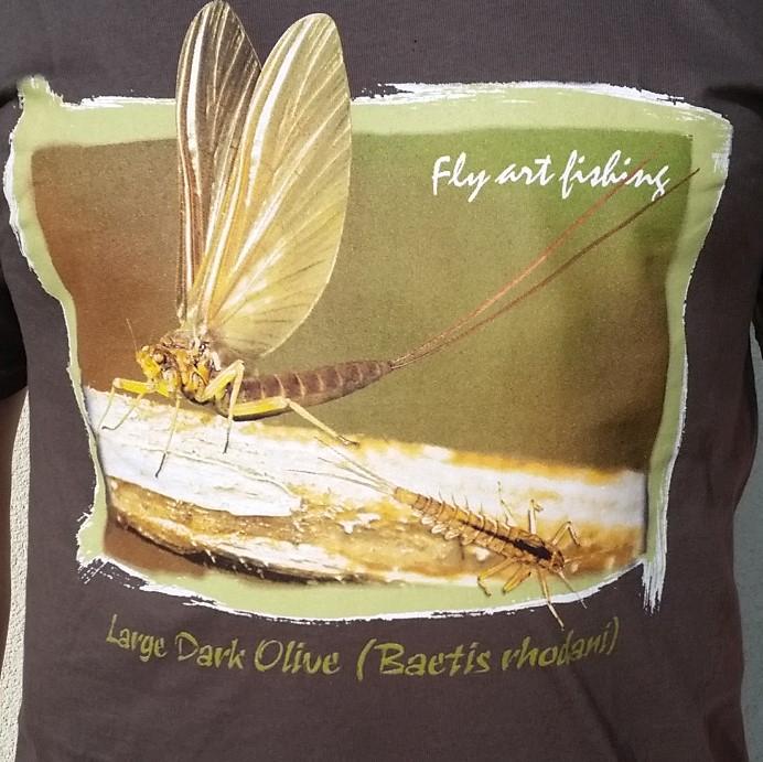 MayFly t-shirt colour brown